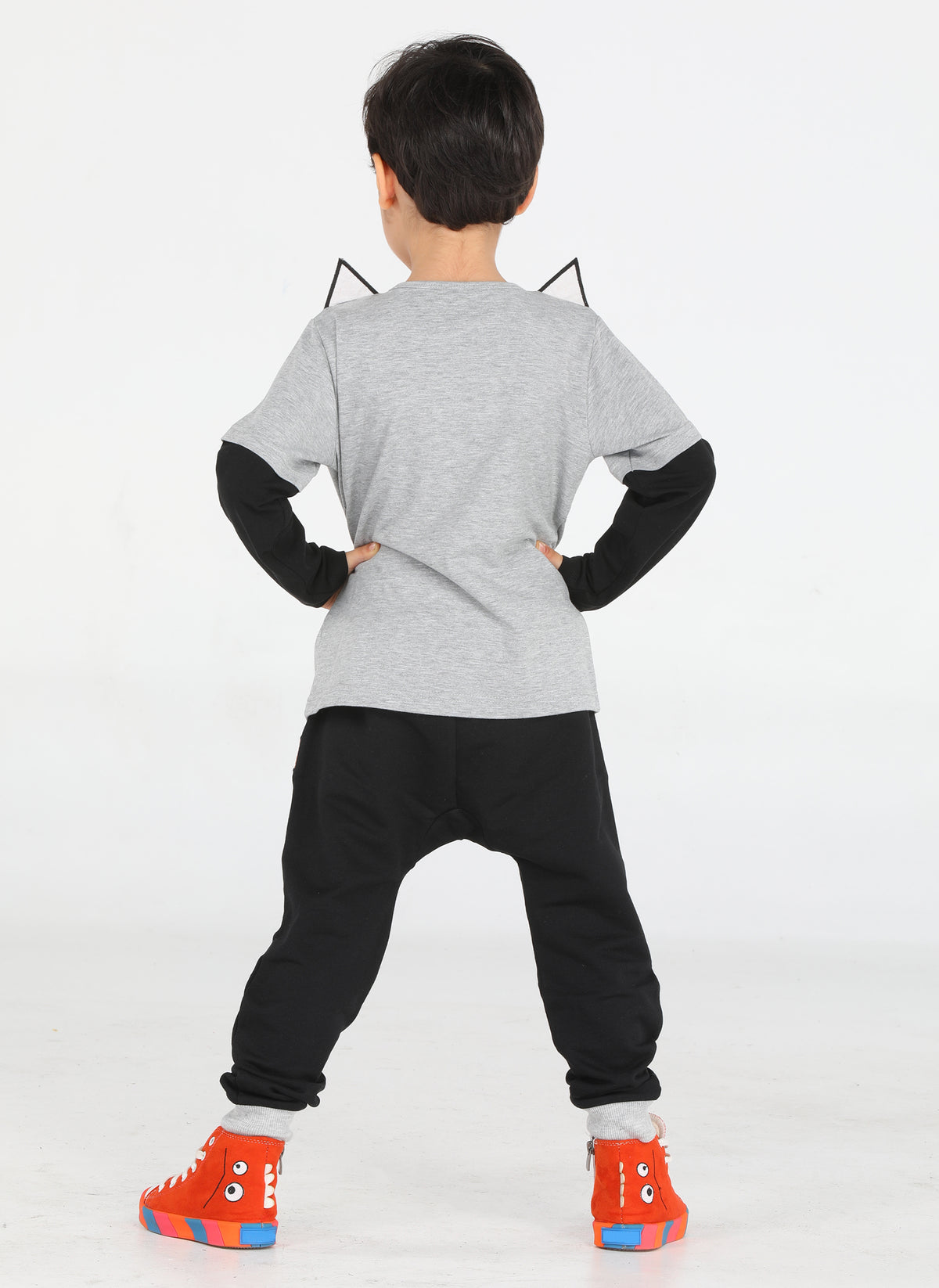 Ensemble pantalon baggy et t-shirt à manches longues Fox