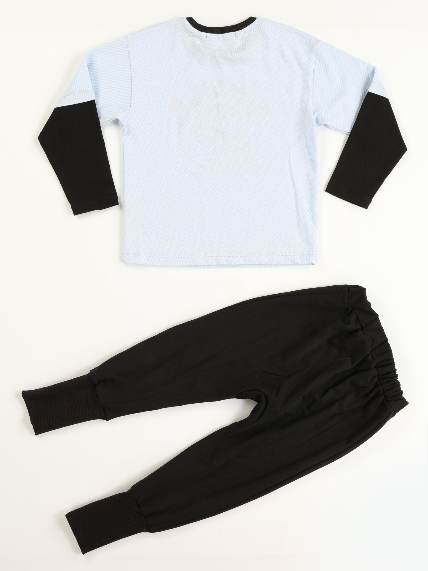 Skull Pirate Printed Jogger Pants + Long Sleeve T-shirt Set