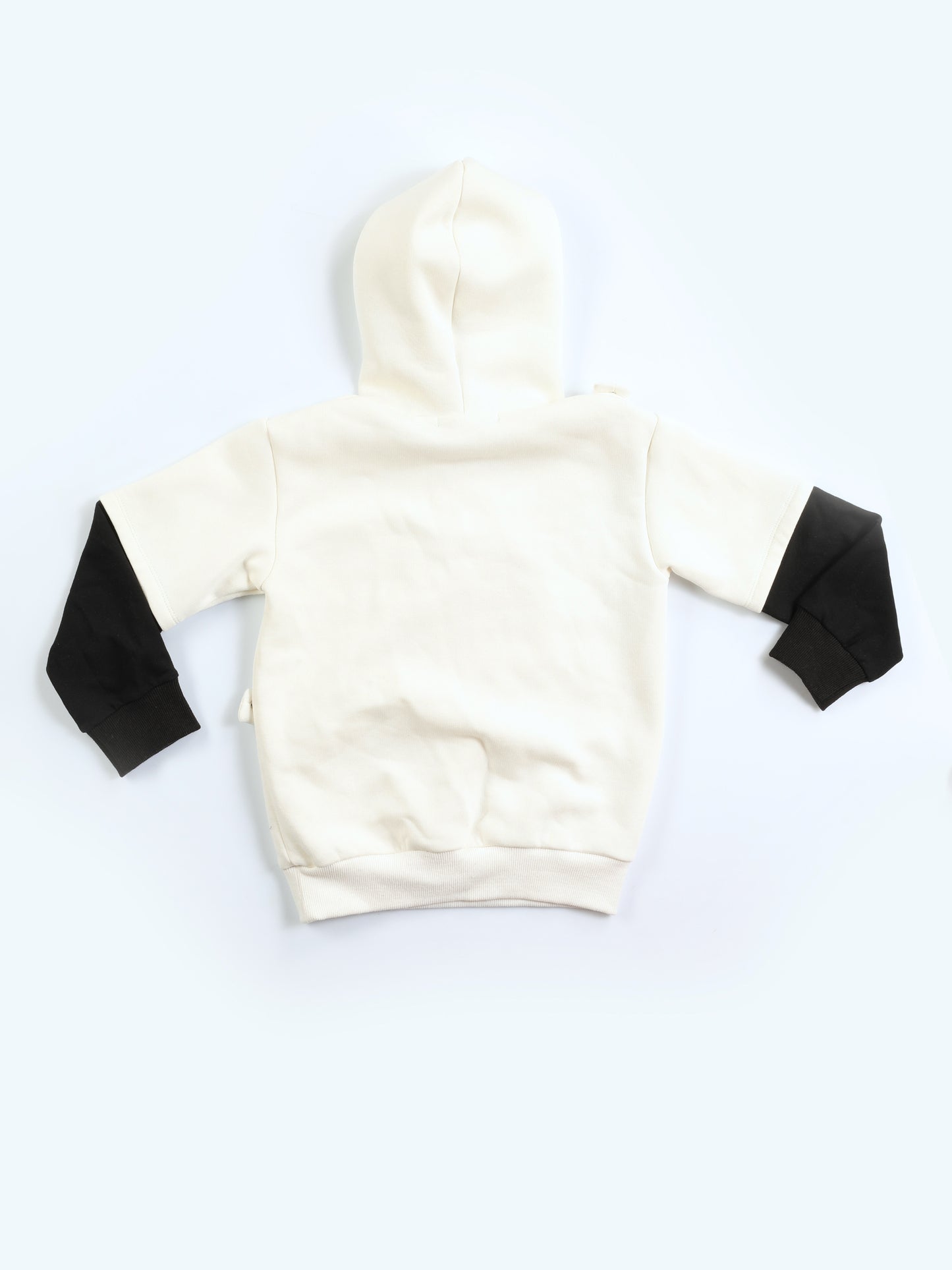 Panda Functional Pocket Beige Unisex Sweatshirt