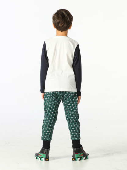 Cat Rule Jogger Pants + Long Sleeve T-shirt