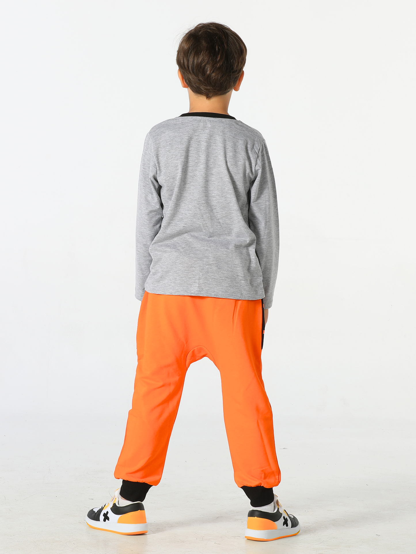 Tiger Paw Baggy Pants + Long Sleeve T-shirt Set