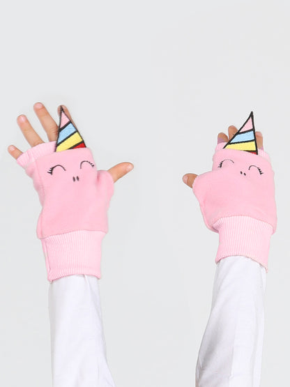 Unicorn 3D Image Gloves for Girls