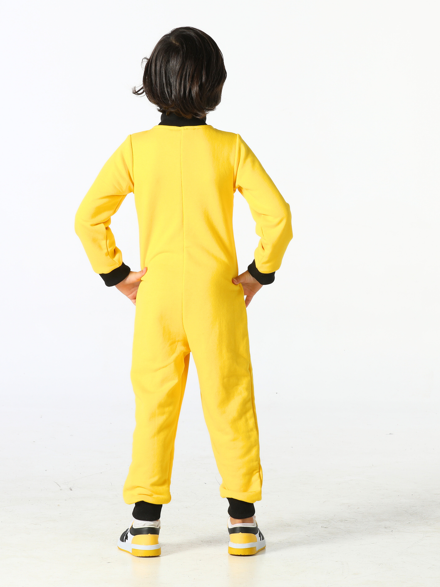 Astraunout Fit Cotton Thick Yellow Kids Overall