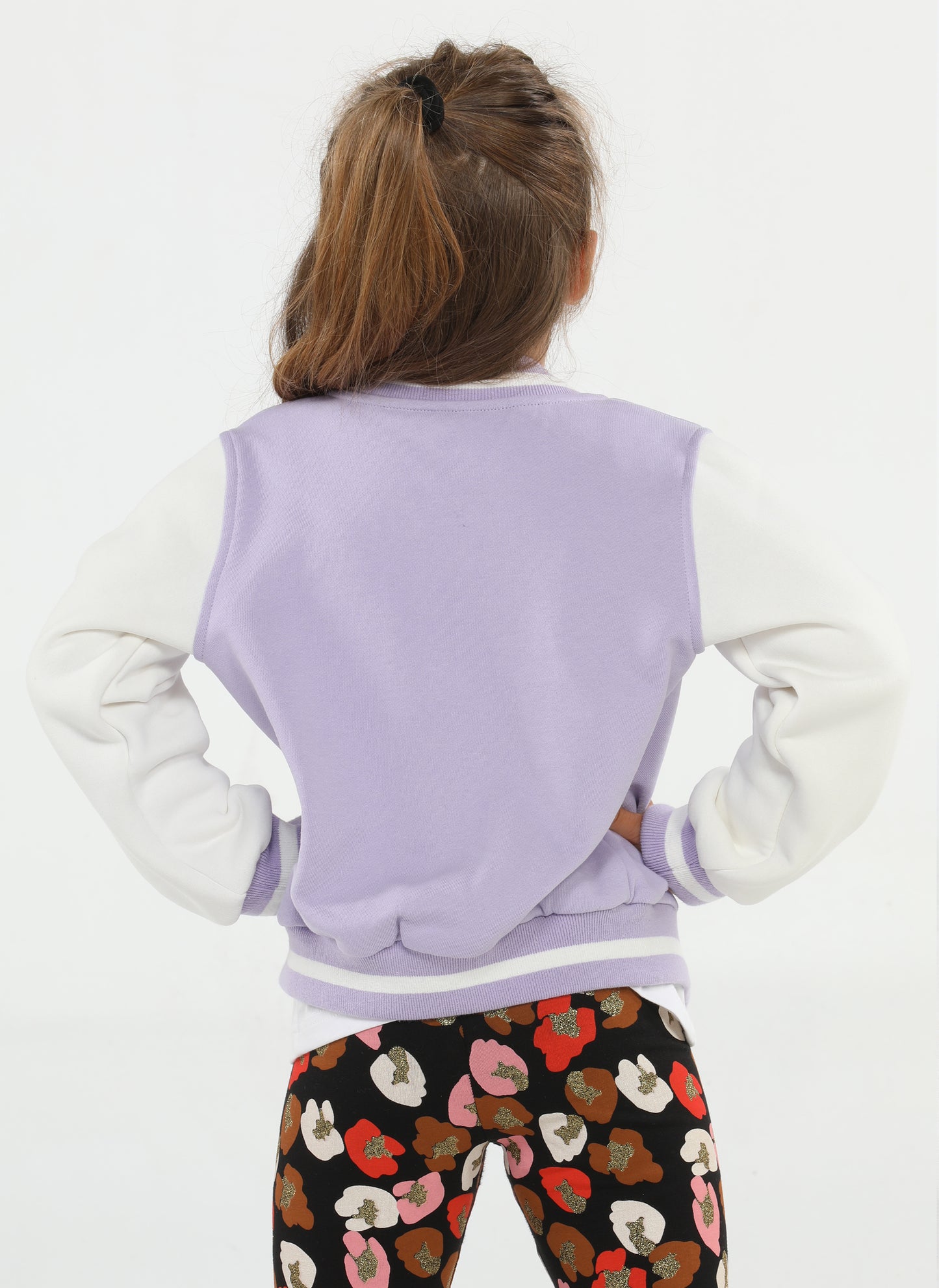 Lilac Girl Thick Cotton College Jacket