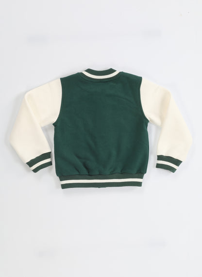 Casa Green Bomber College Jacket