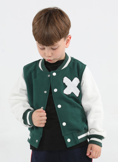 Casa Green Bomber College Jacket