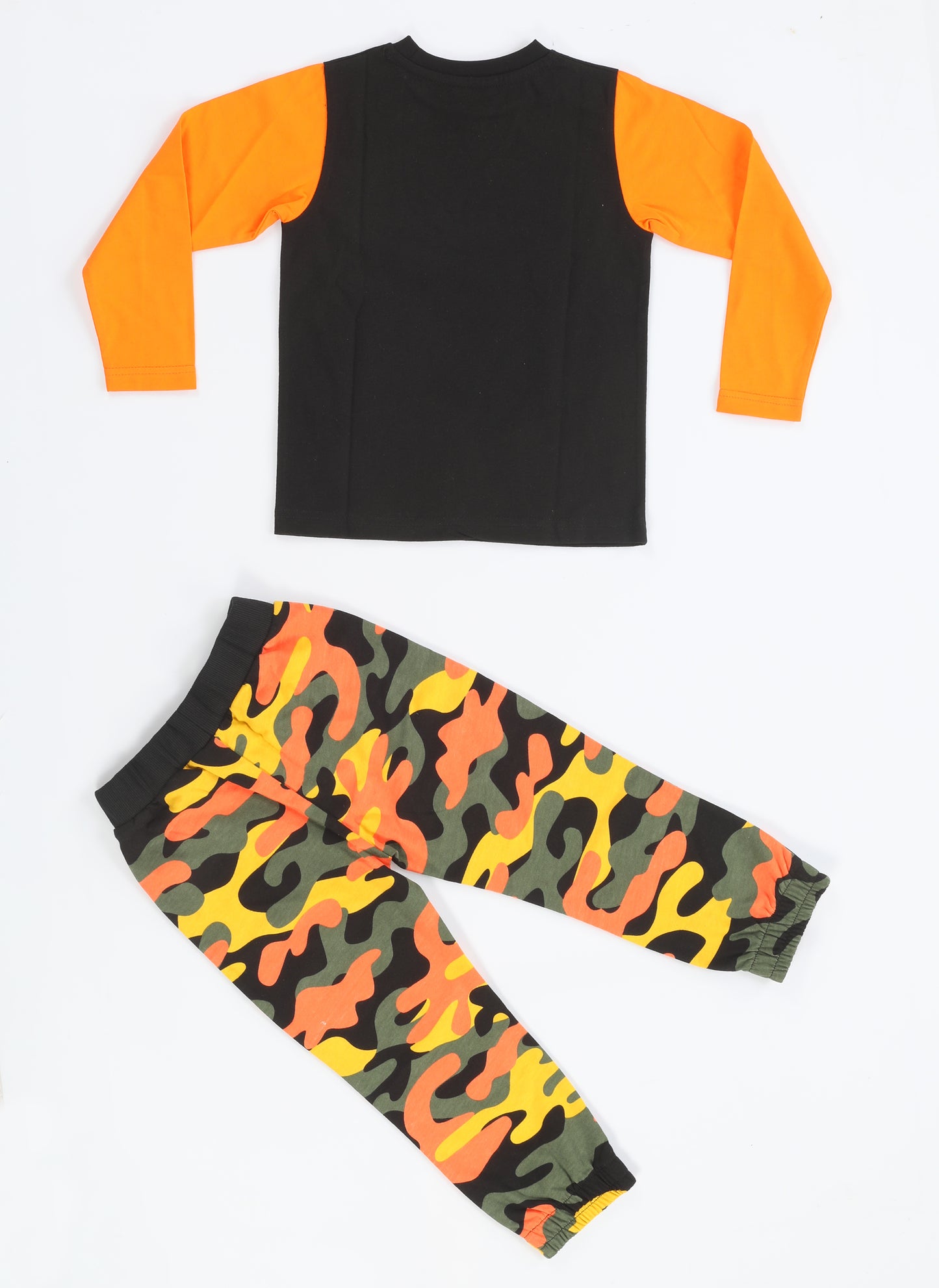 Gamer Boys' Camouflage Set (Pants&Long Sleeve T-shirt)