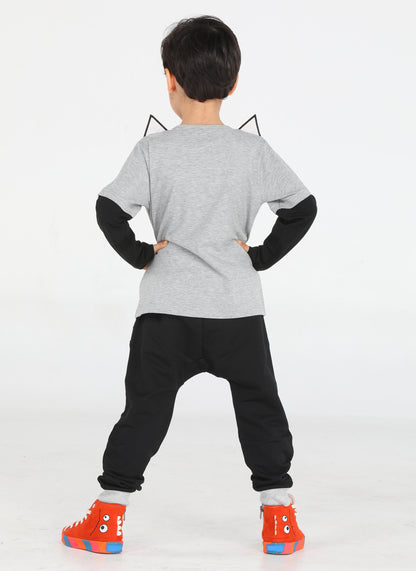 Fox Baggy Pants + Long Sleeves T-shirt Set