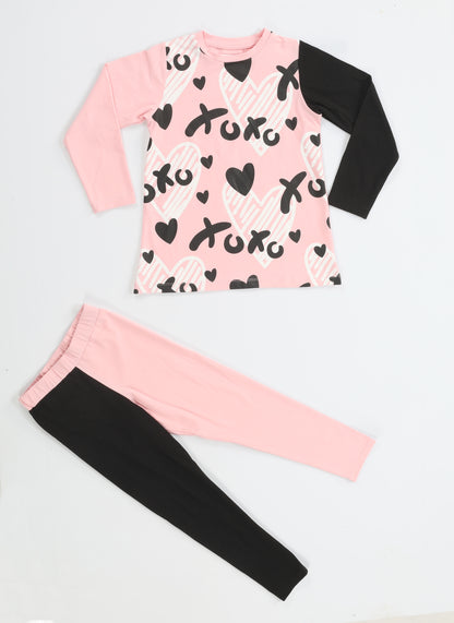 XO Girls' Tunic + Tight Set