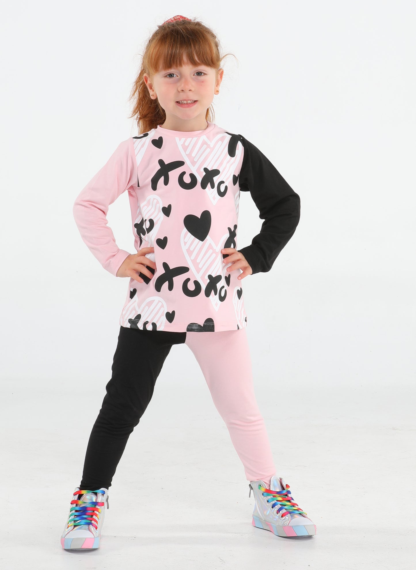 XO Girls' Tunic + Tight Set