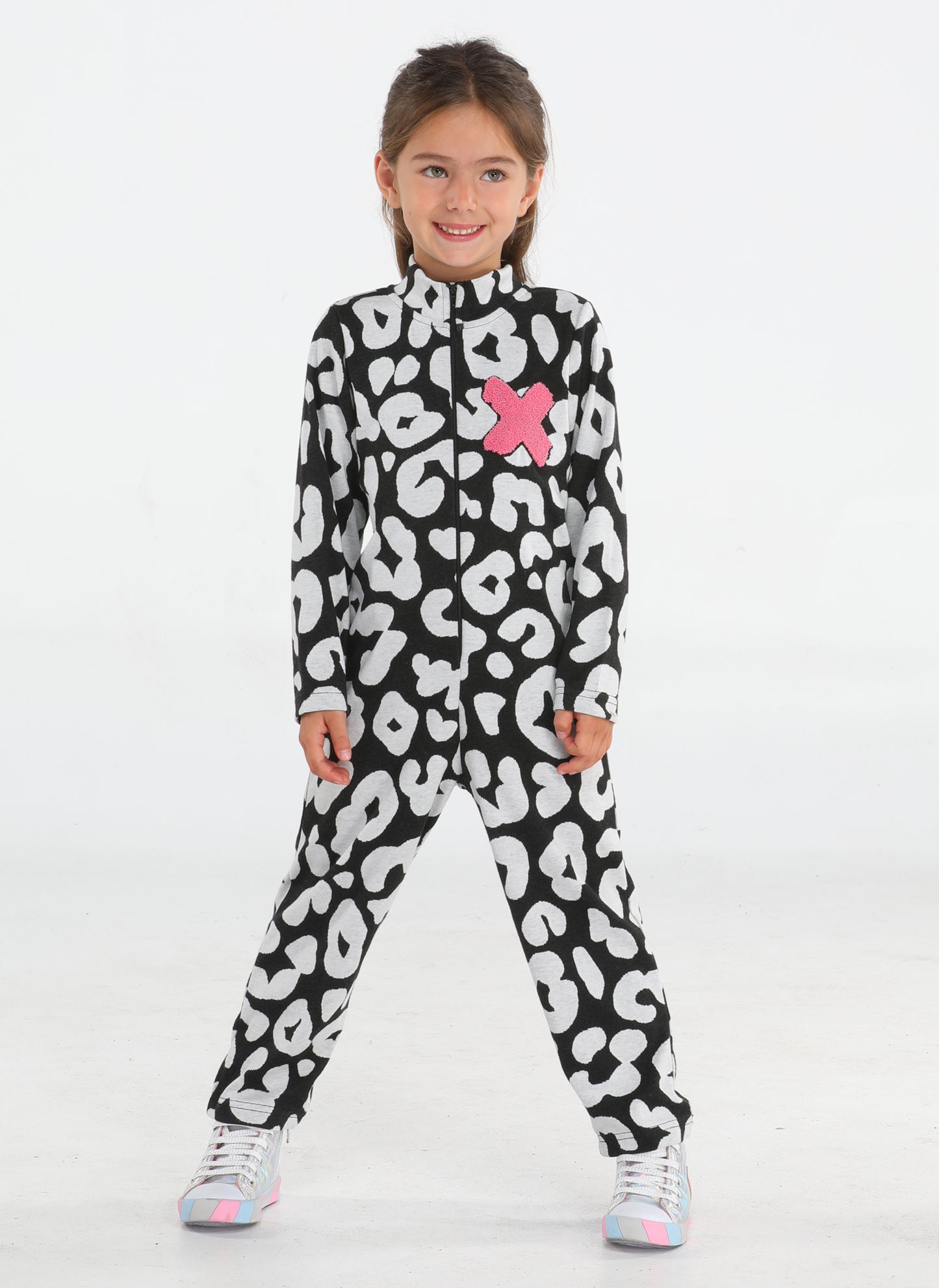 Bony Jacquard Girls' Jumpsuit