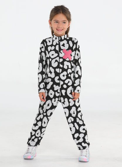 Bony Jacquard Girls' Jumpsuit