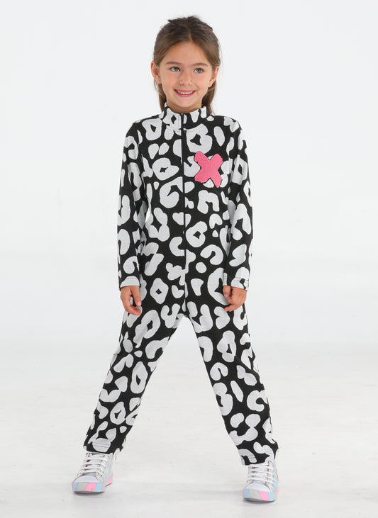 Bony Jacquard Girls' Jumpsuit