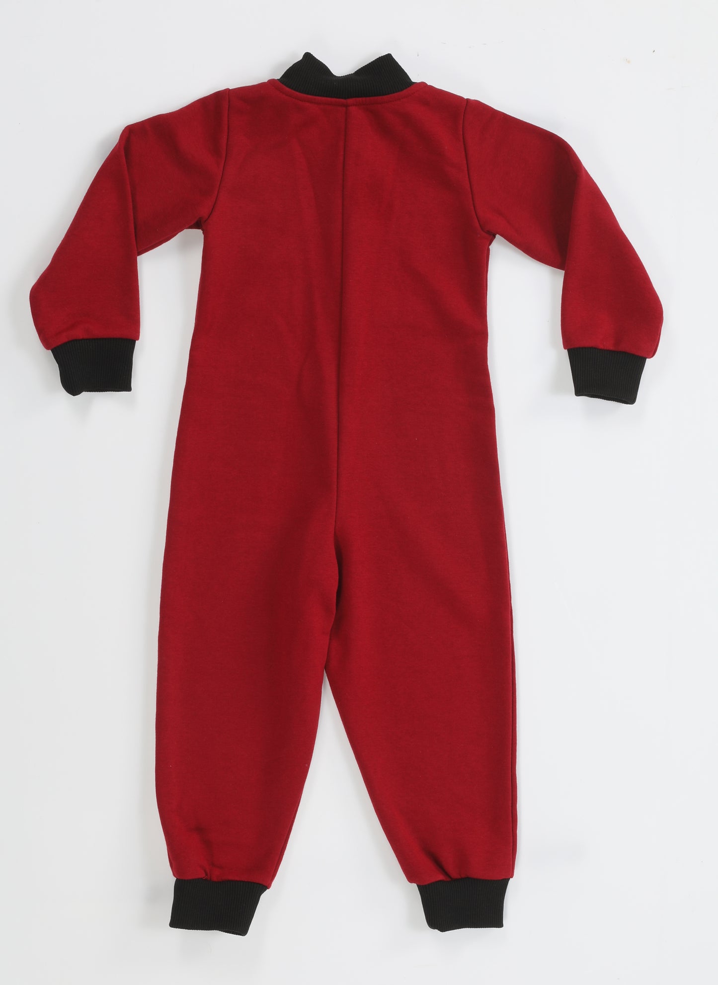 Boys' Burgundy Astronaut Jumpsuit