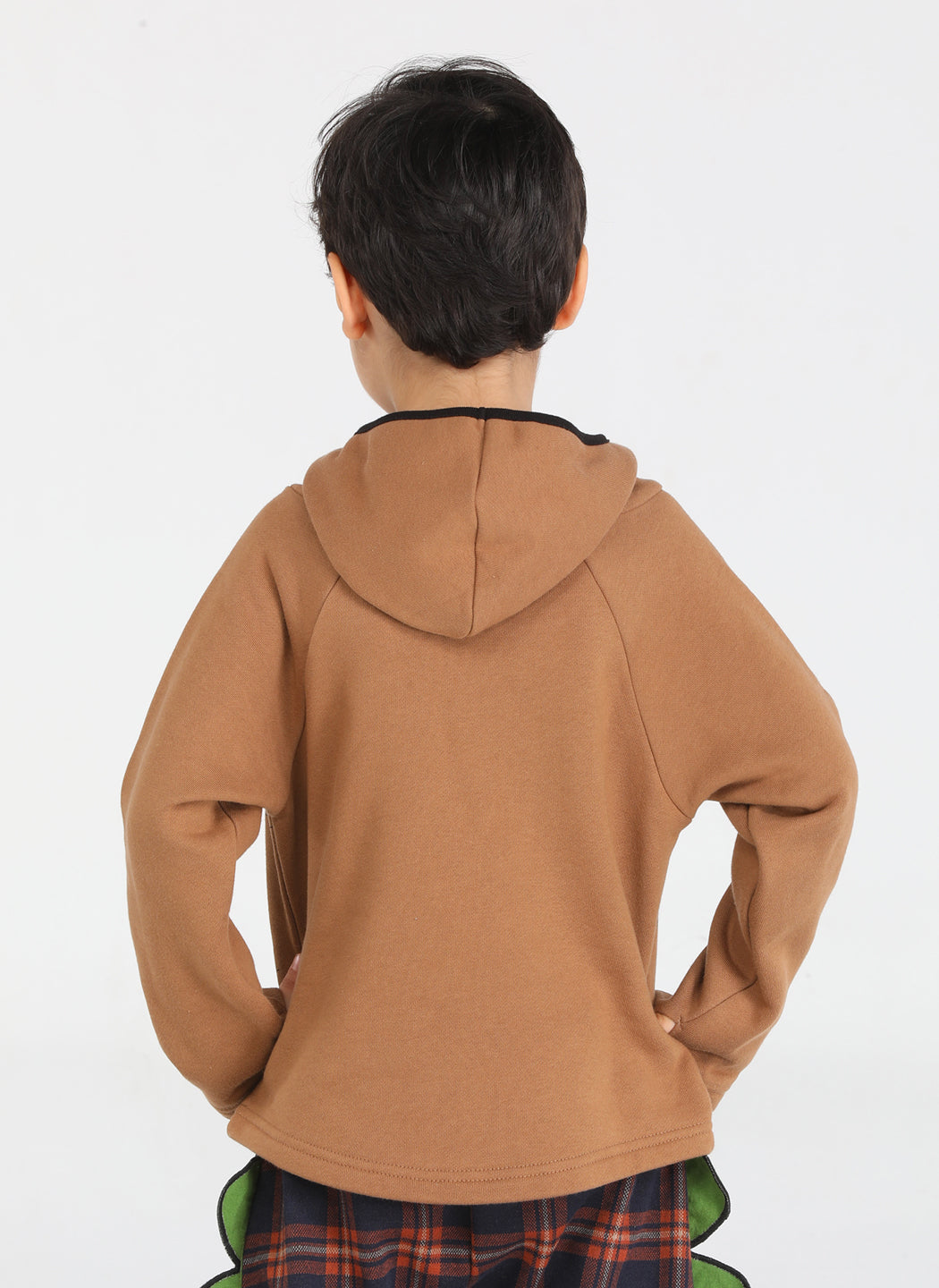 Ninja Kids' Brown Unisex Sweatshirt Hoodie