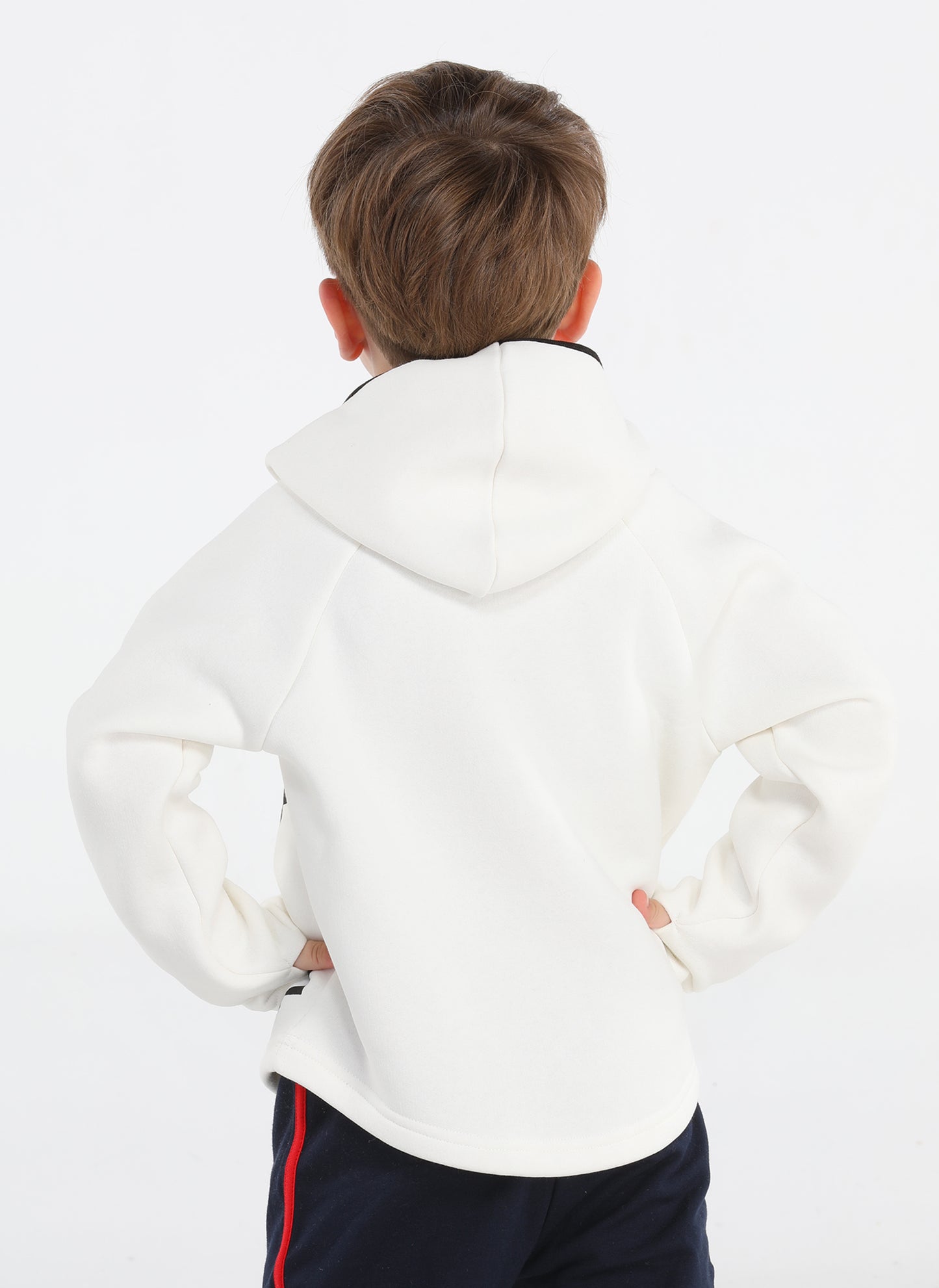 Ninja Kids' Unisex Off-White Sweatshirt Hoodie