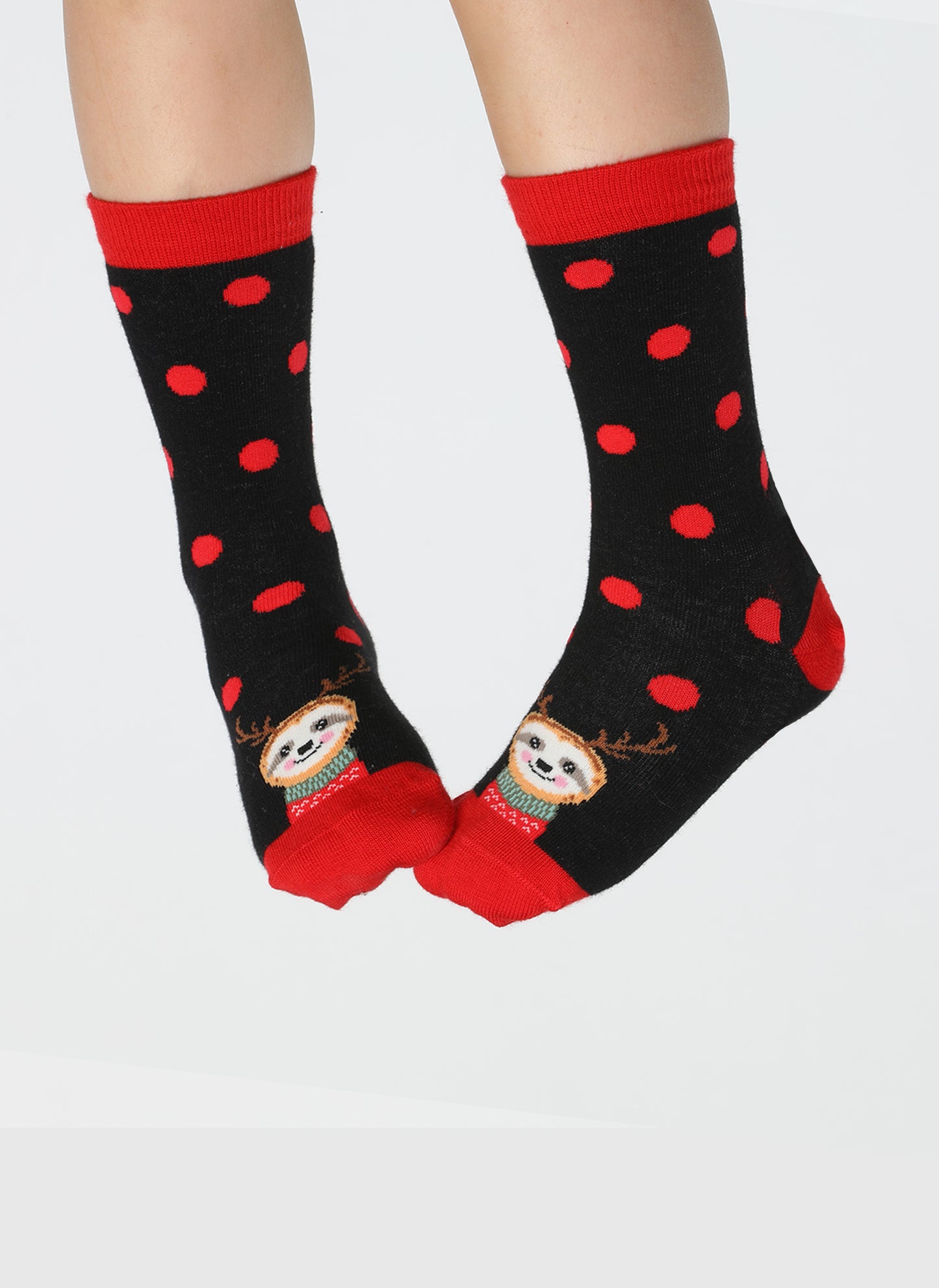 Deer Year Cotton Girls' Socks