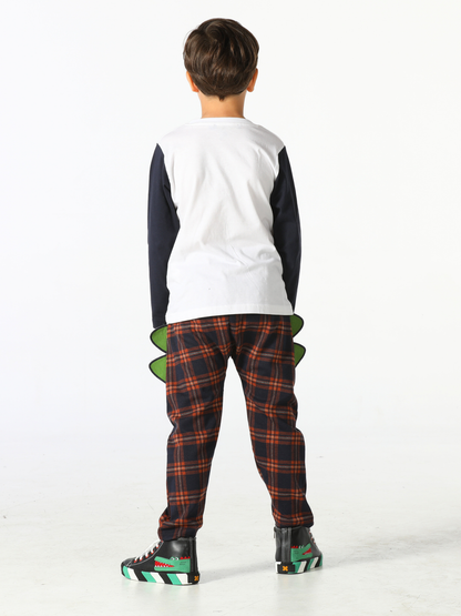 Noise Dino Boy Baggy Pants + Long Sleeve T-shirt Set