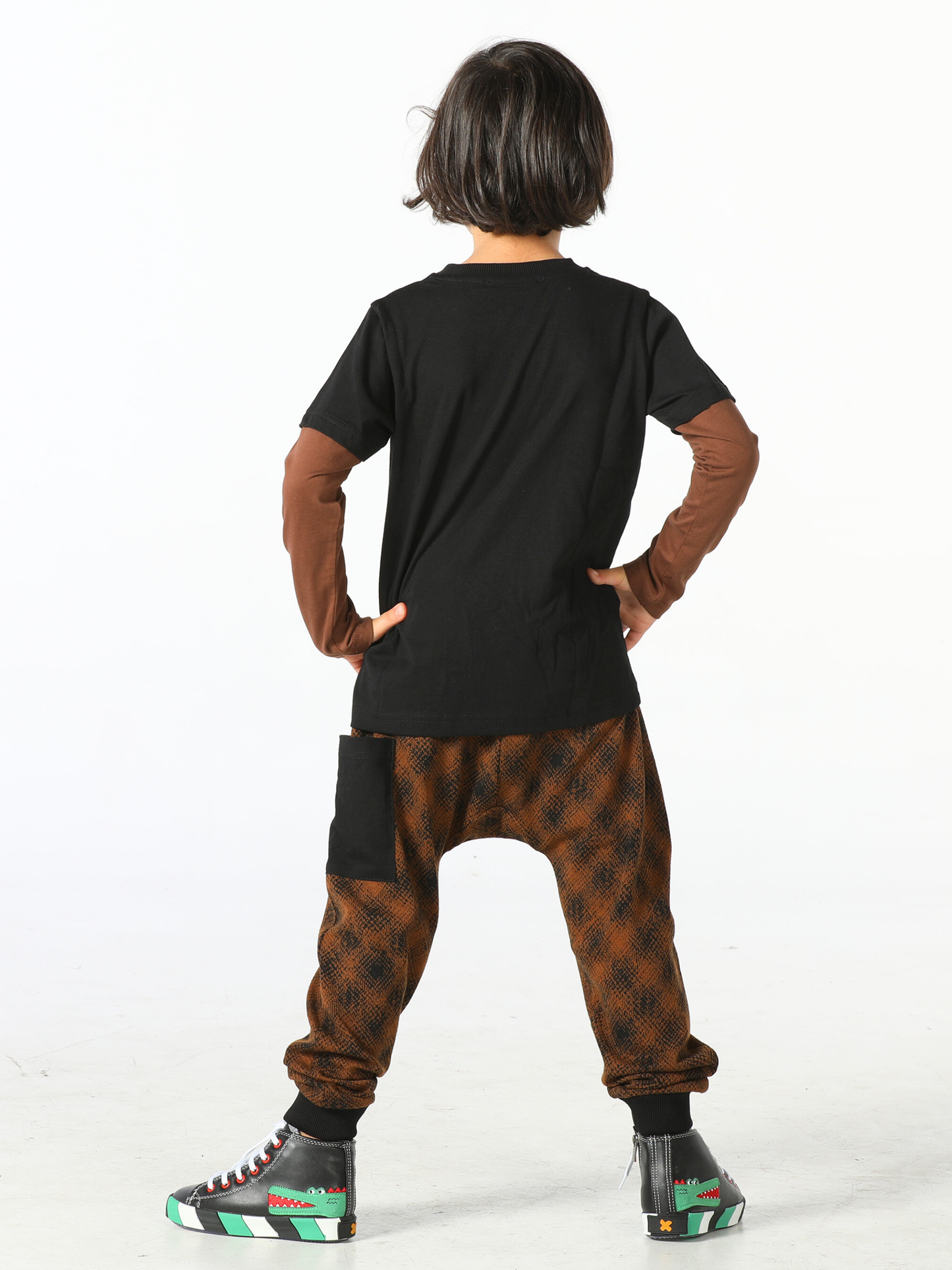 Boys' Little Camper Baggy Pants and Printed Long-Sleeve T-Shirt Set