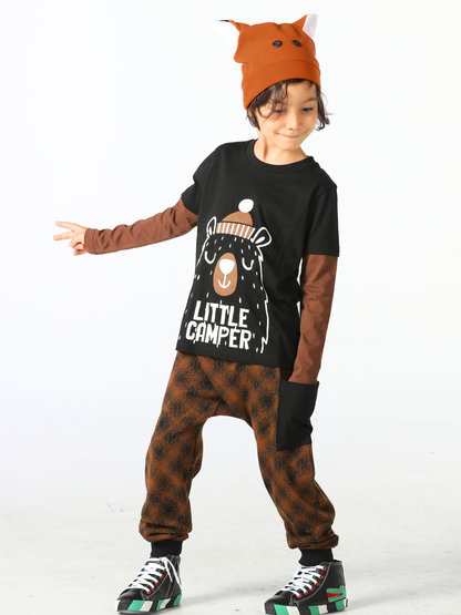 Boys' Little Camper Baggy Pants and Printed Long-Sleeve T-Shirt Set