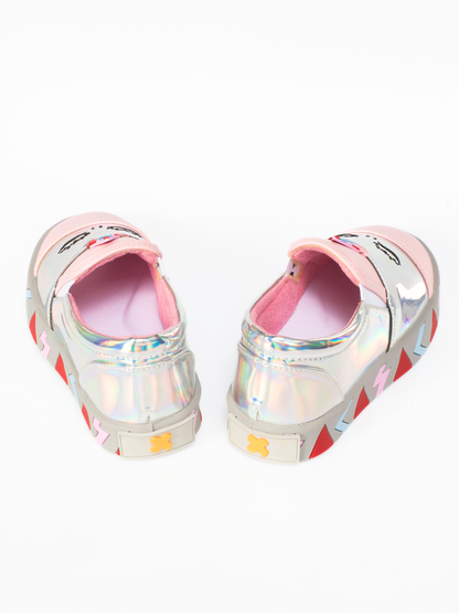 Unicorn Girls' Holographic 3D Sneakers with Winter Lining