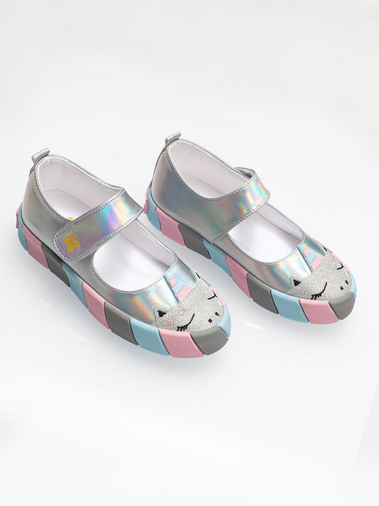 Ballerines Fille – Licorne Holographique