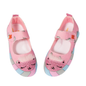 Ballerines Fille Rose Chat en Toile – Broderie 3D, Semelle Lumineuse