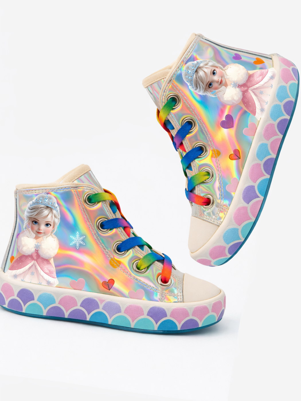 Magic Princess Holographic Girl Sneakers