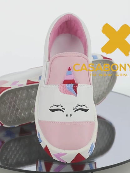 Girls' Unicorn Sneakers by Casabony